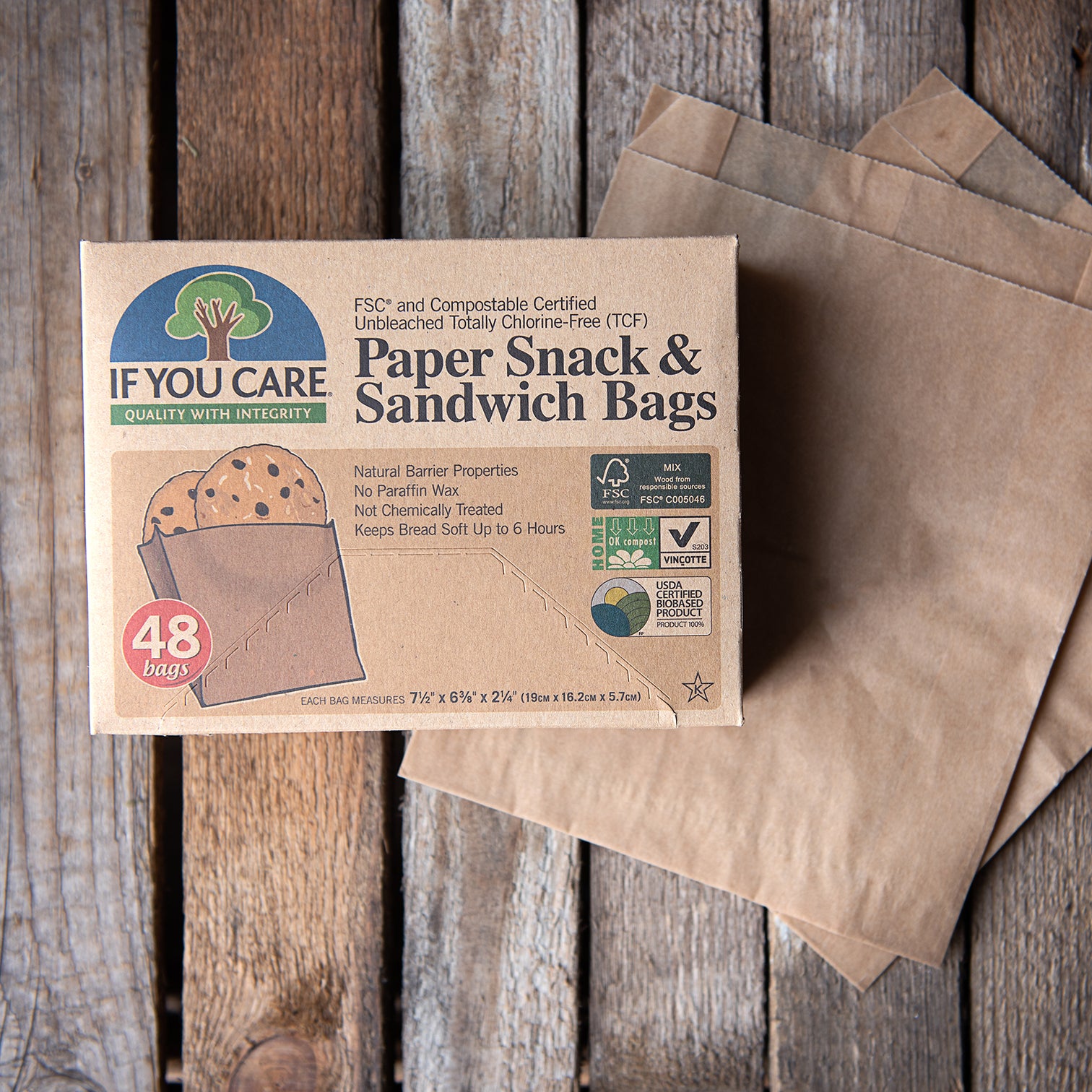 Paper Snack & Sandwich Bags - Life Before Plastik